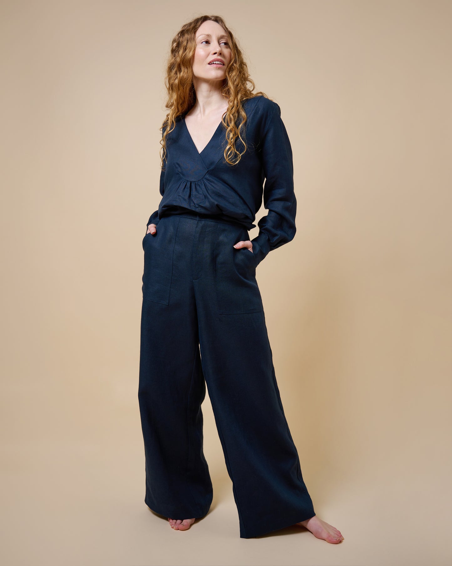 Sarah Linen Trousers